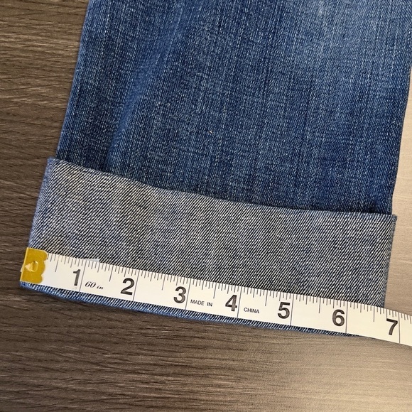 CITIZENS OF HUMANITY Dani Jeans Cropped Straight Leg. Blue. Tailored waist. - Picture 3 of 13